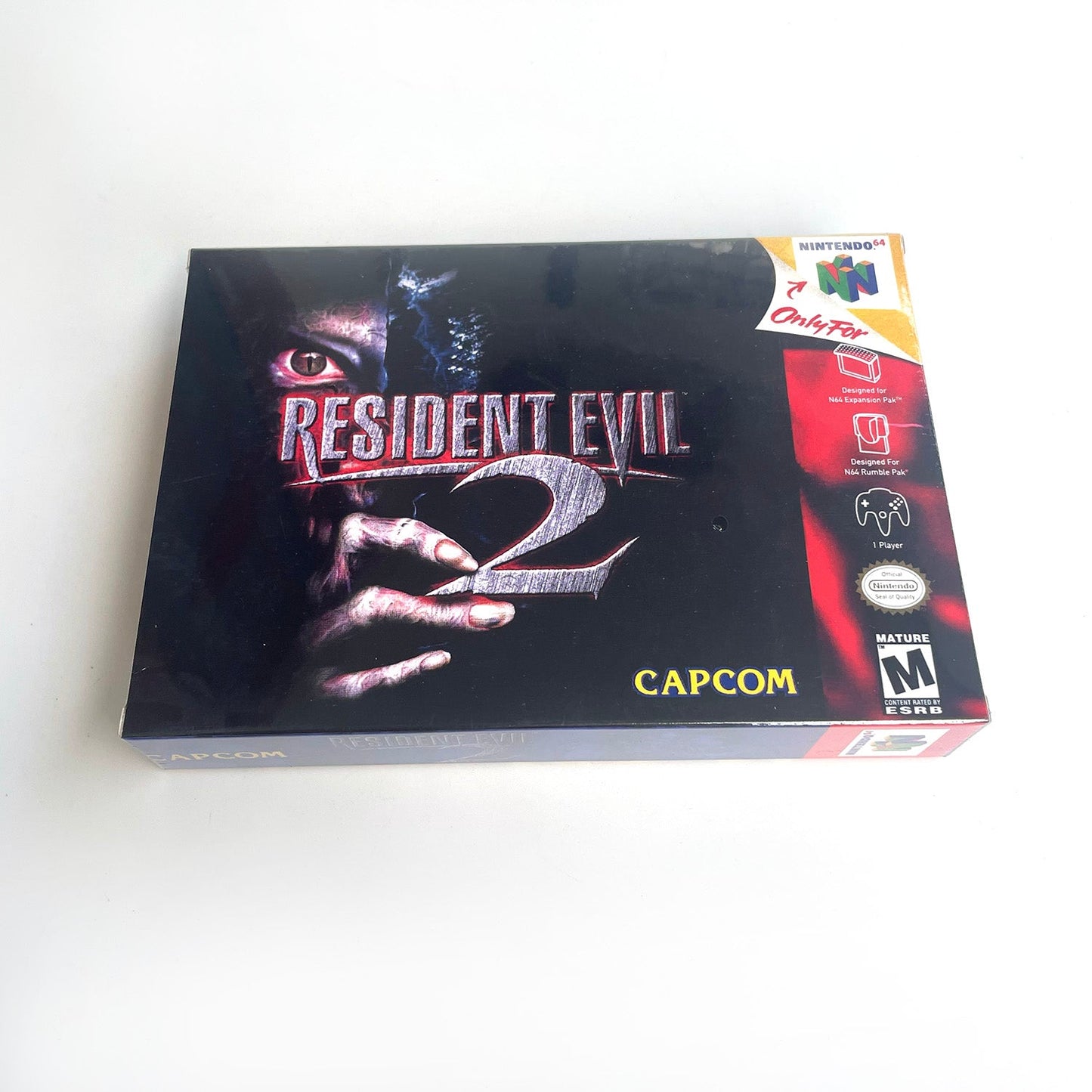 Resident Evil 2 Game With N64 Case & Cart