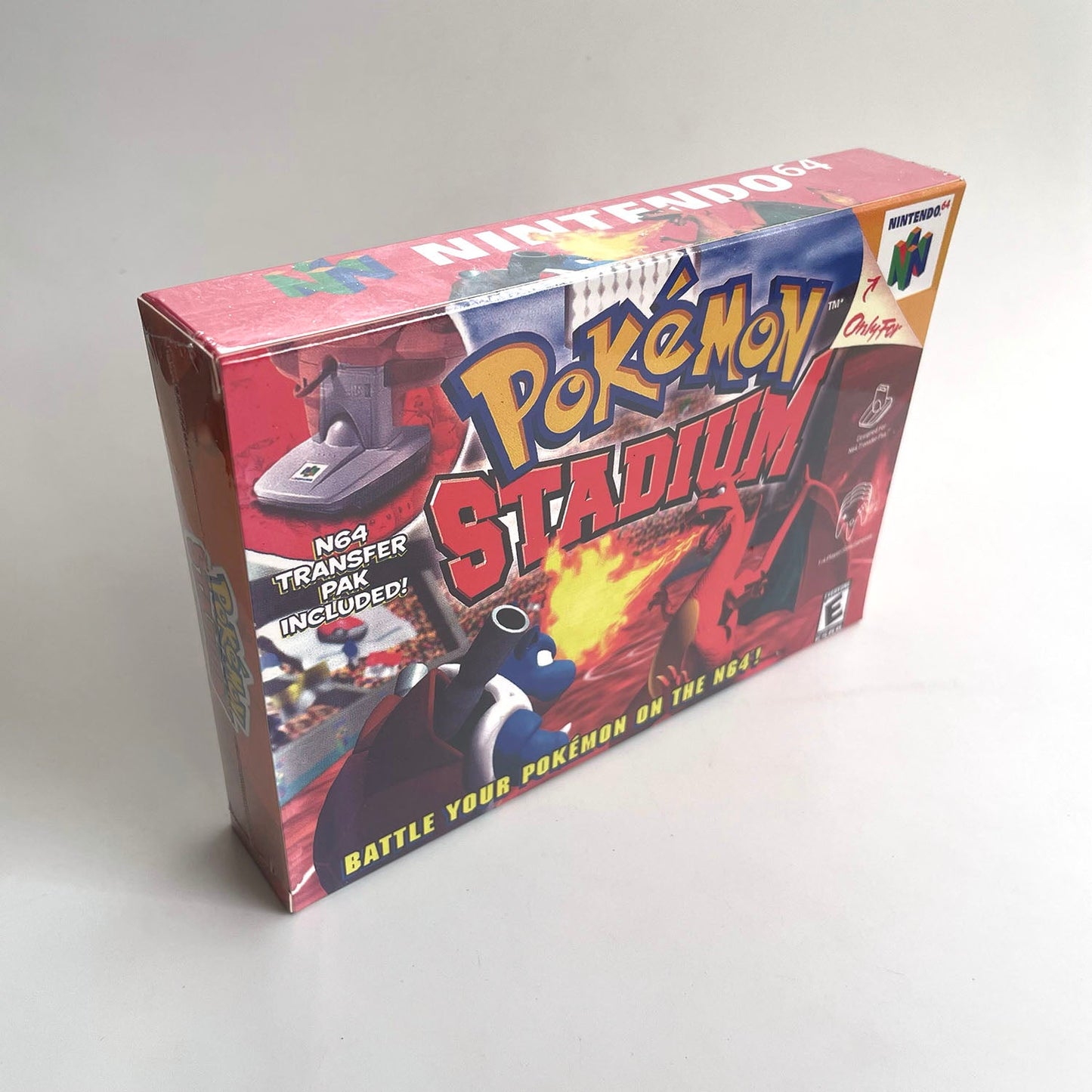 Pokemon Stadium Game With N64 Case & Cart