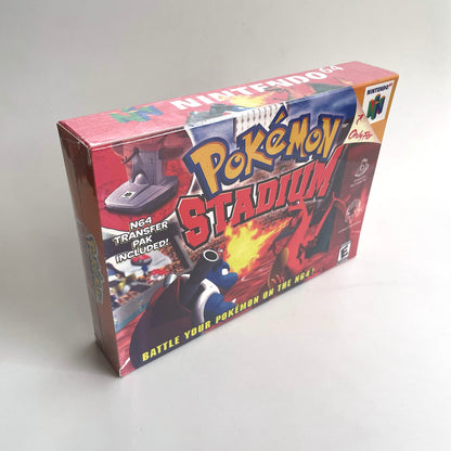 Pokemon Stadium Game With N64 Case & Cart