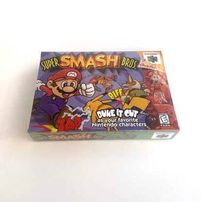Super Smash Bros Game With N64 Case & Cart