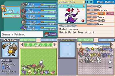 Pokemon Nameless — Game Boy Advance in-game screenshot 1