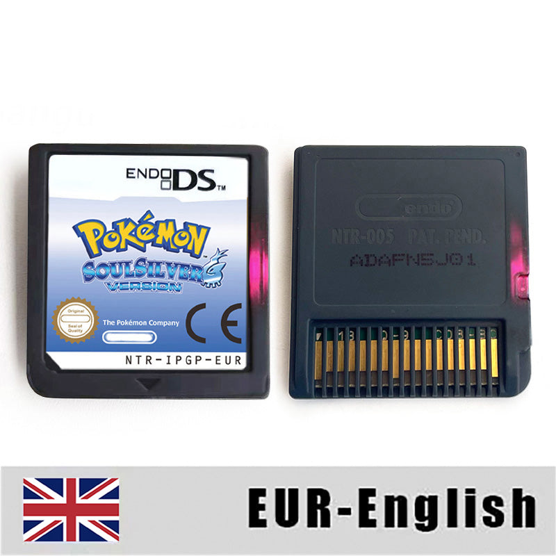Esp Ita Fra Noe Pokemon Heartgold Soulsilver Platinum Diamond Pearl Nintendo Video Console Game Cardride Case & Cart (EUR)