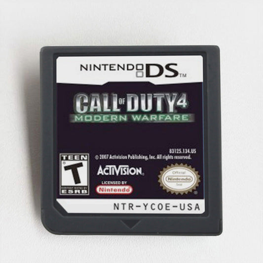 Call of Duty 4 Ds Modern Warfare – Portable Military Shooter with Multiplayer Game Case & Cart