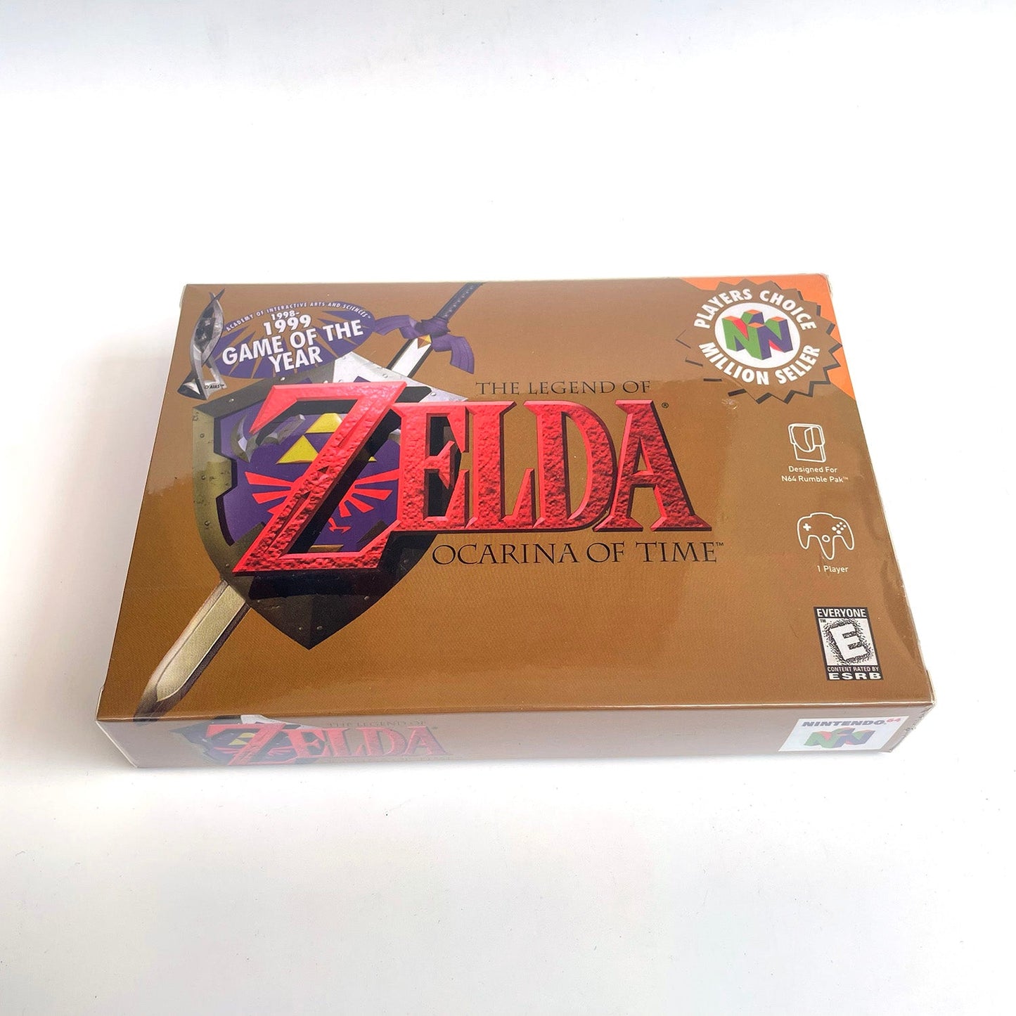 Zelda Ocania Of Time Game With N64 Case & Cart