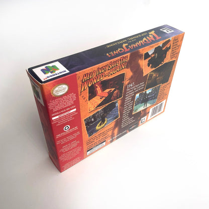 Indiana Jones And The Infernal Machine Game With N64 Case & Cart