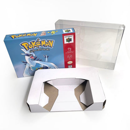 Pokemon Silver Version Game With N64 Case & Cart
