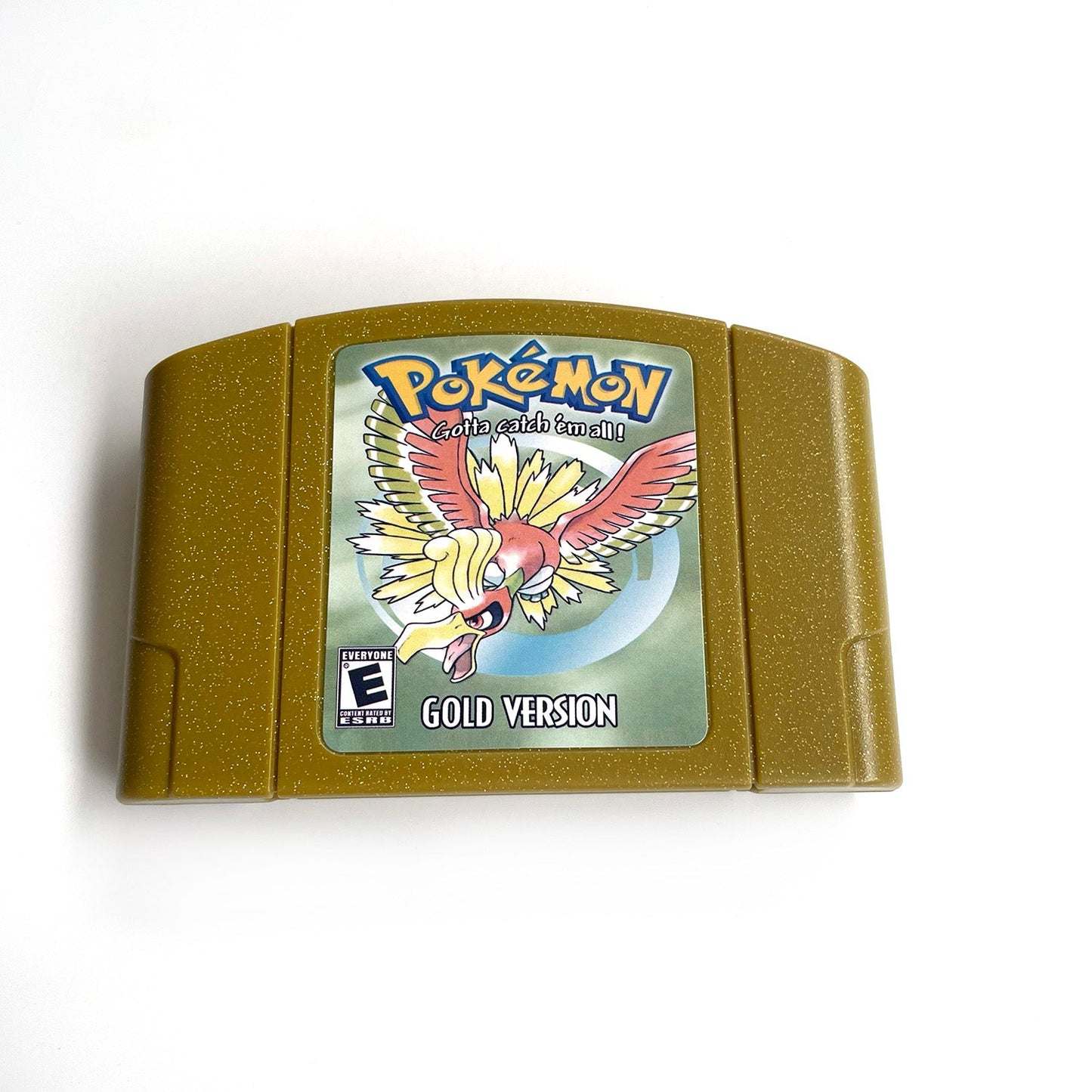 Pokemon Gold Version Game With N64 Case & Cart