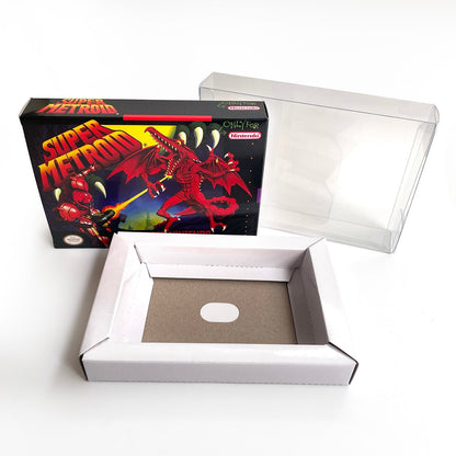 super metroid USA cartridge with tray box manual for SNES super nintendo entertainment system Buy Retro Game