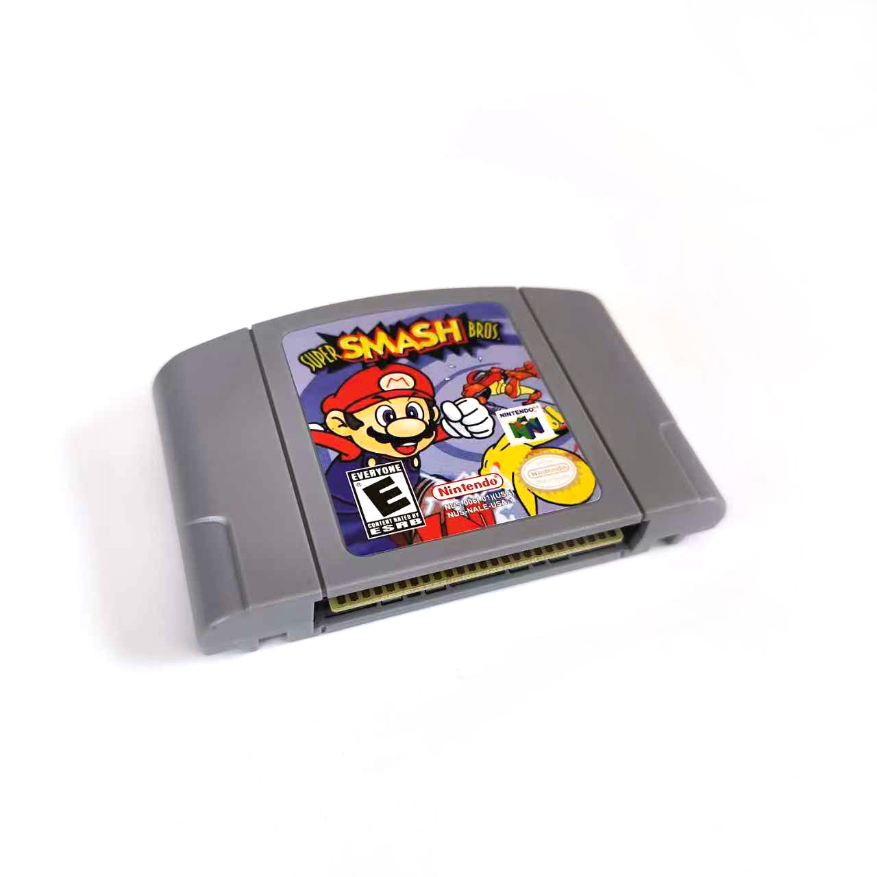 Super Smash Bros Game With N64 Case & Cart
