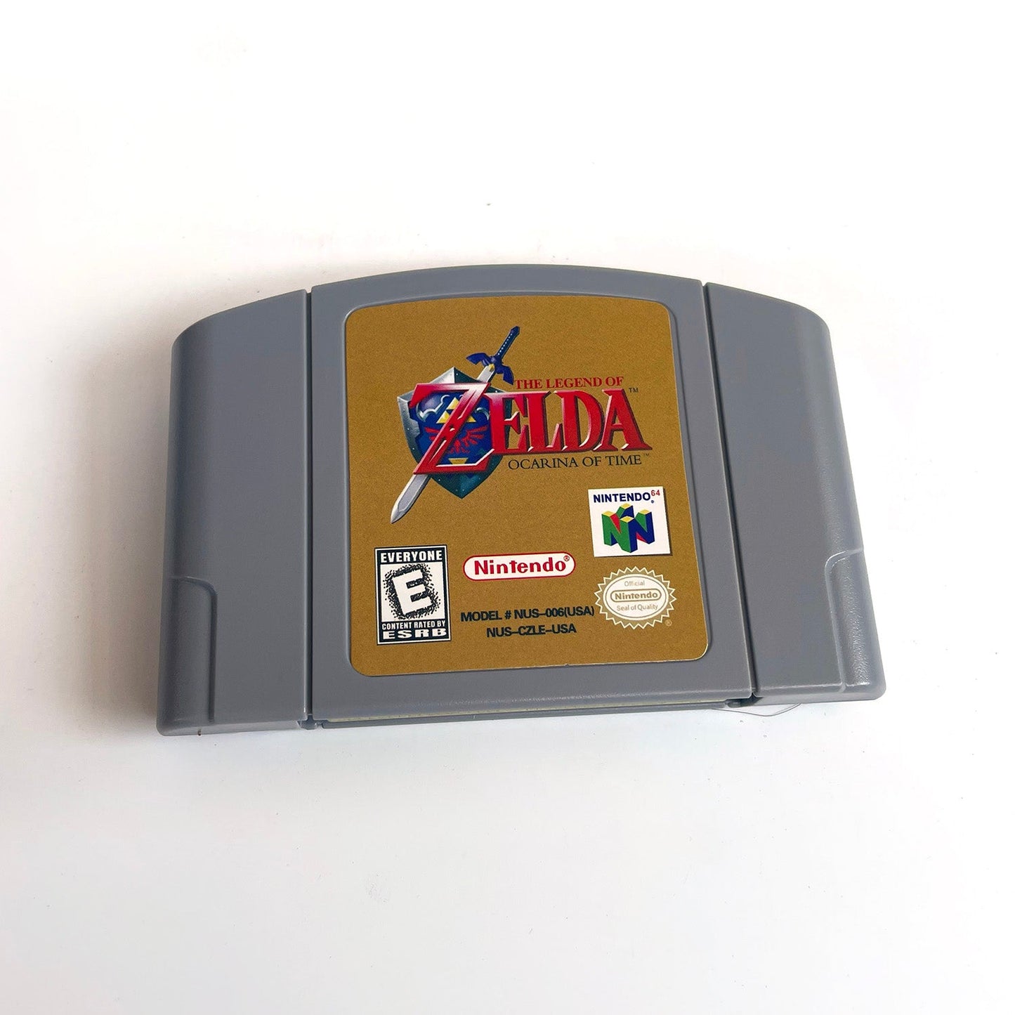 Zelda Ocania Of Time Game With N64 Case & Cart