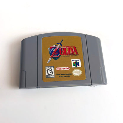 Zelda Ocania Of Time Game With N64 Case & Cart