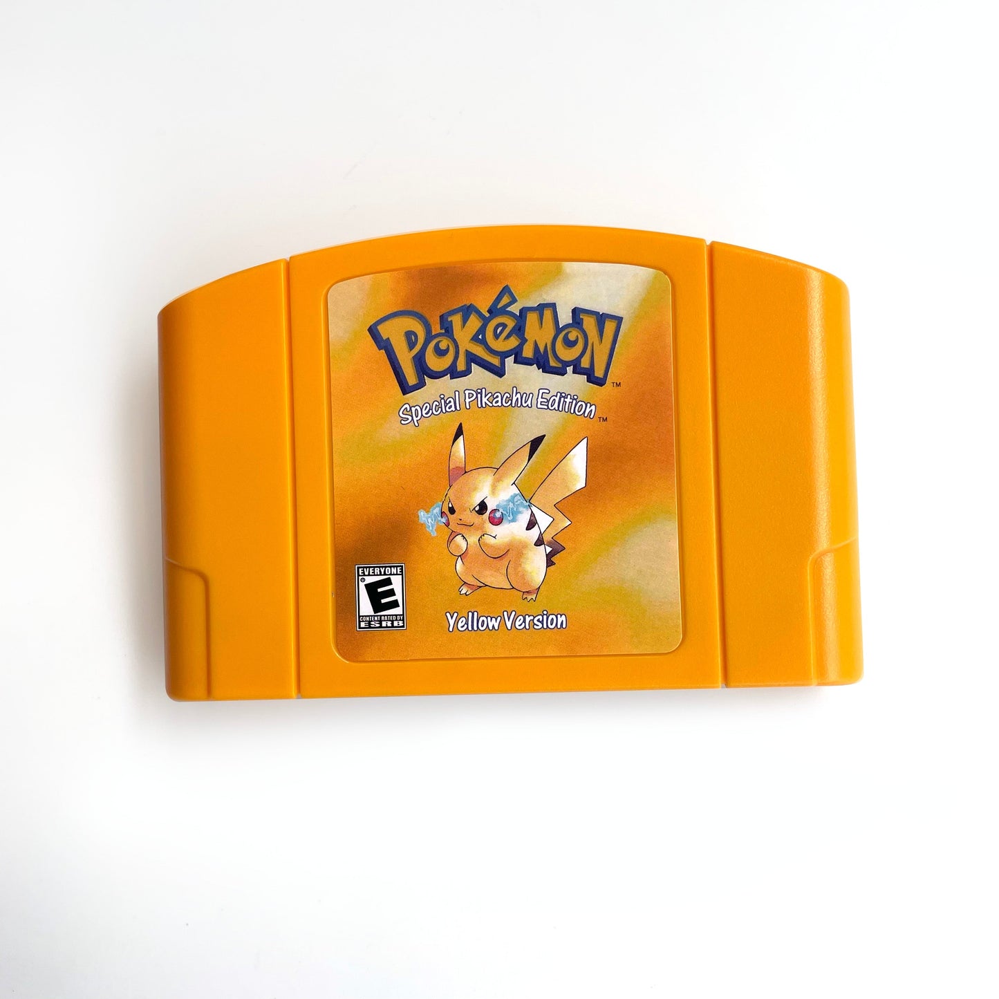 Pokemon Yellow Version Game With N64 Case & Cart