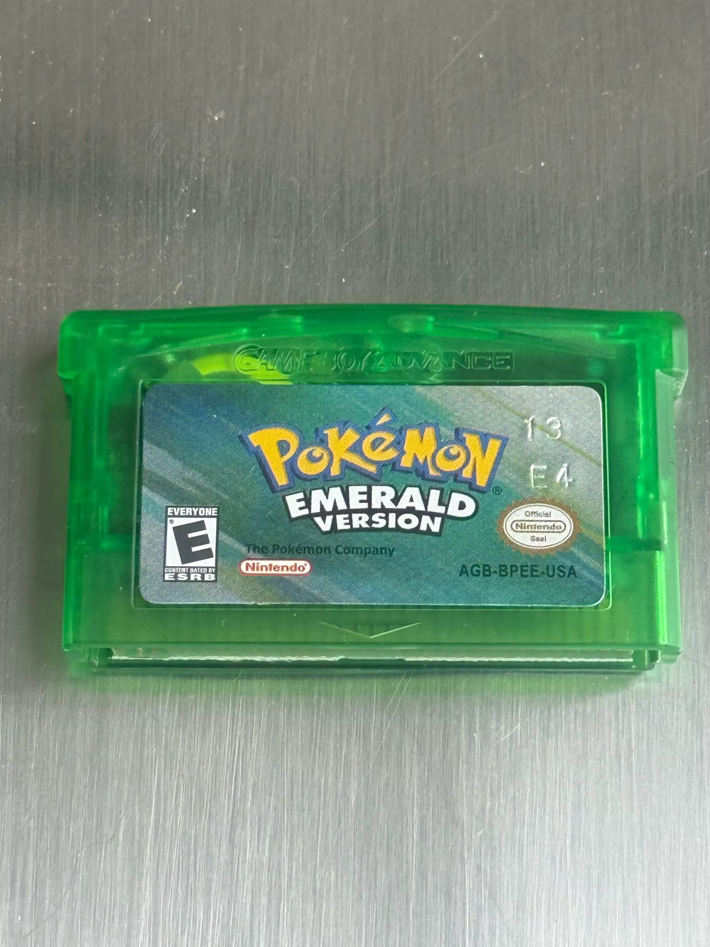 Pokemon Emerald GBA Real time RTC AAA+ Romcarts