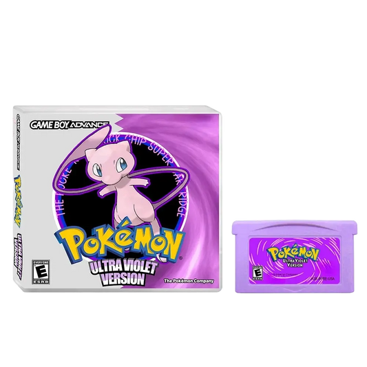 Pokémon Ultra Violet Version – GBA Game Cartridge (With Box, No Manual) Romcarts