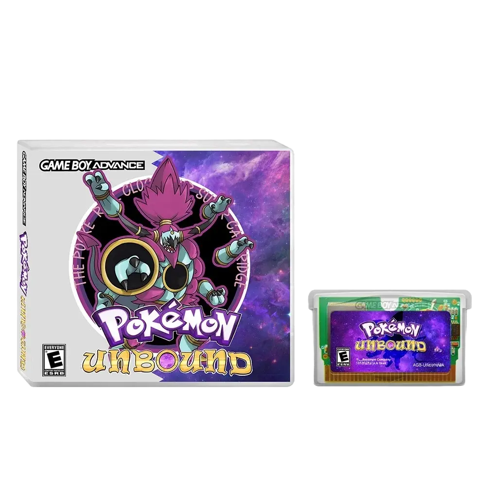 Pokémon Unbound – GBA Game Cartridge (With Box, No Manual) Romcarts