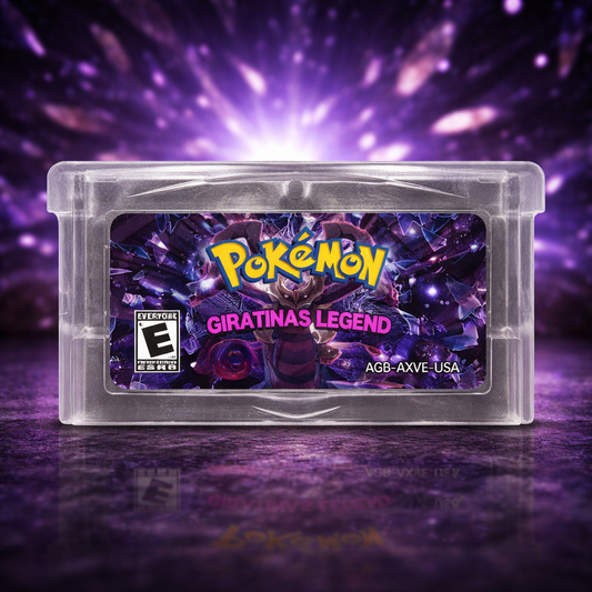 Pokemon Giratina’s Legend GBA Cartridge RTC USA English Real Time Clock Transparent Shell Romcarts