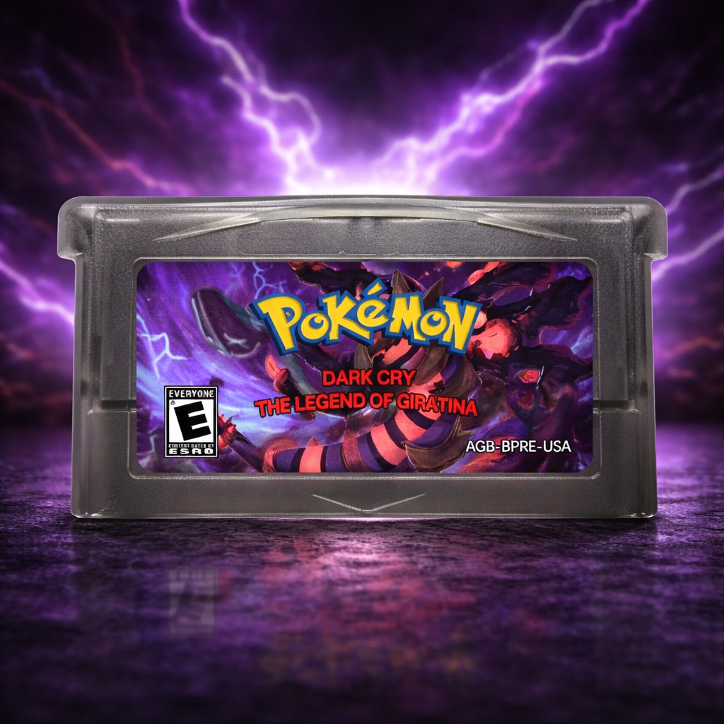 Pokemon Dark Cry The Legend of Giratina GBA Cartridge RTC USA English Real Time Clock Romcarts