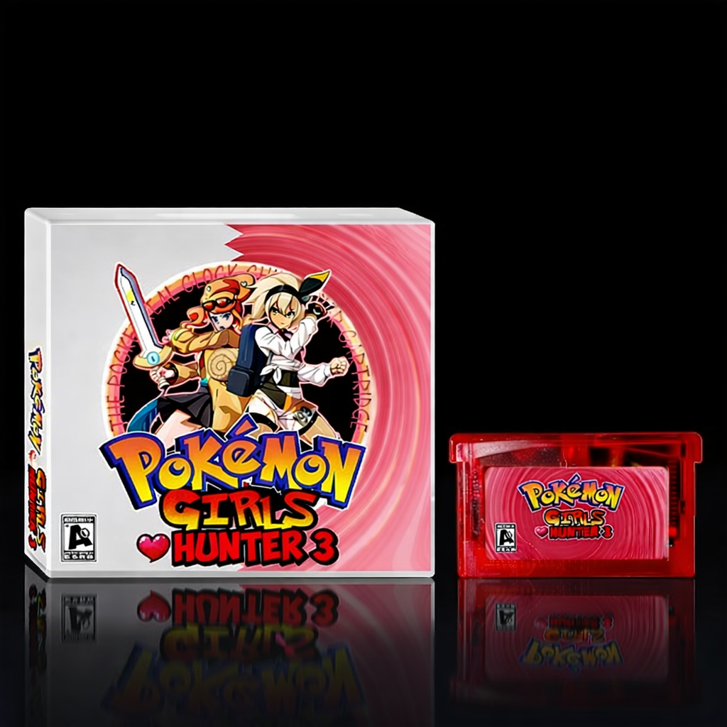Pokémon Girls Hunter 3 – GBA Game Cartridge (With Box, No Manual) Romcarts