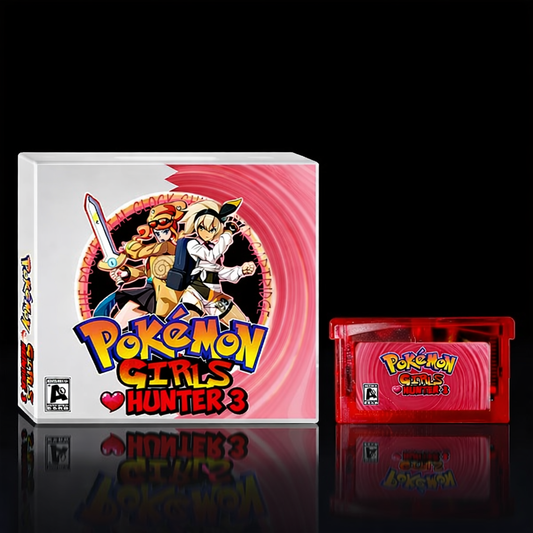Pokémon Girls Hunter 3 – GBA Game Cartridge (With Box, No Manual) Romcarts