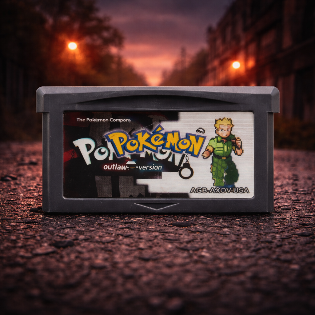 Pokemon Outlaw Version GBA Cartridge USA English Romcarts
