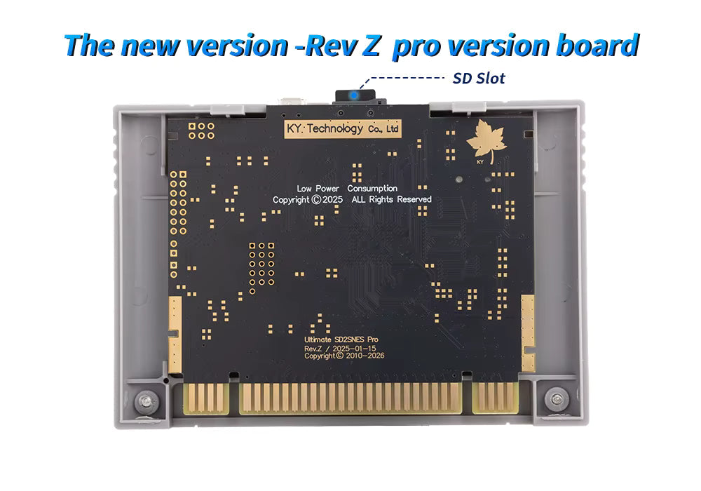 SNES Rev X Pro Flash Cartridge – Super Nintendo Multi Game Cart (SD Card, Save Support, Multi-Region) Romcarts