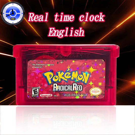 Pokémon Radical Red – GBA Game Cartridge Romcarts