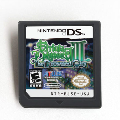Etrian Odyssey III the Drowned City Game Case & Cart
