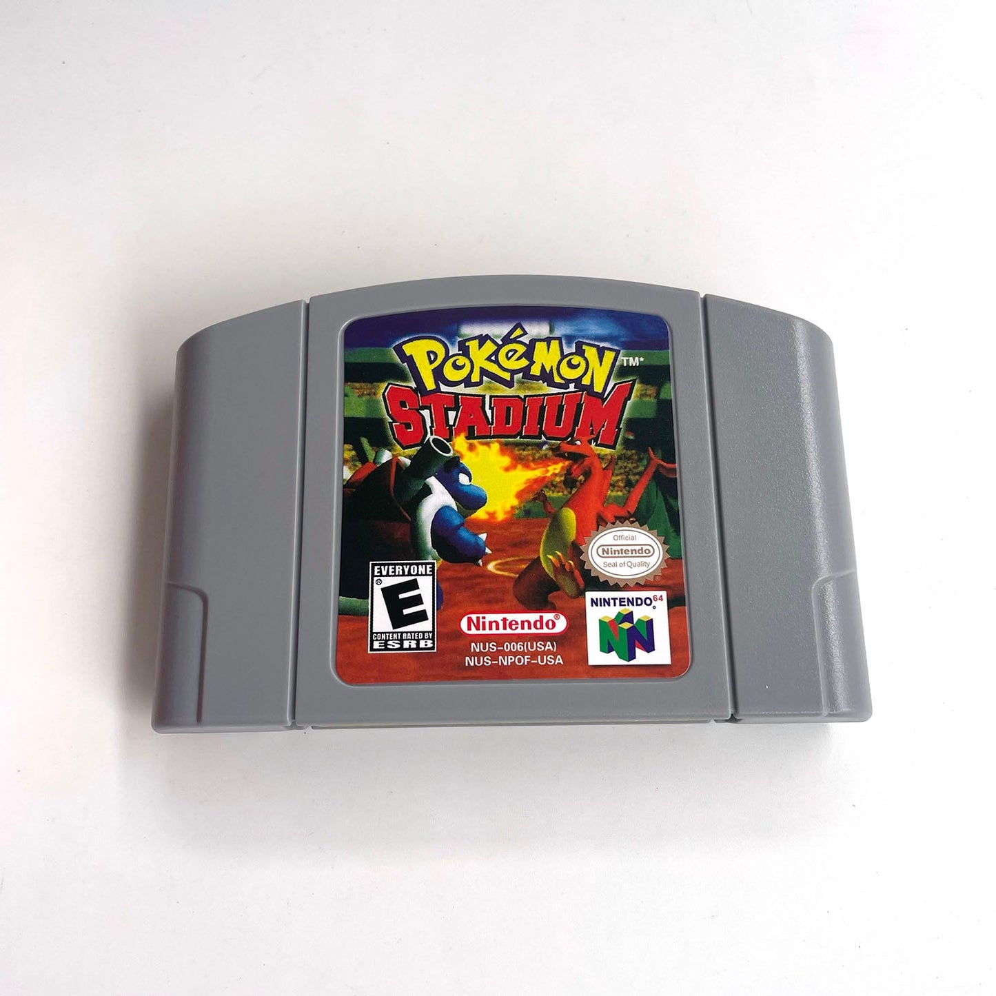 Pokemon Stadium Game With N64 Case & Cart