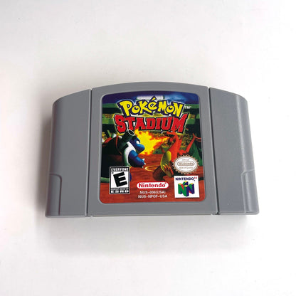 Pokemon Stadium Game With N64 Case & Cart