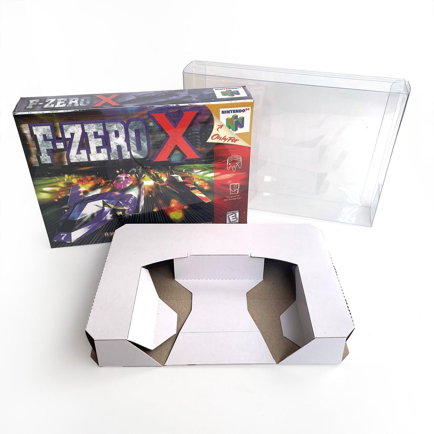 F-Zero X Game With N64 Case & Cart