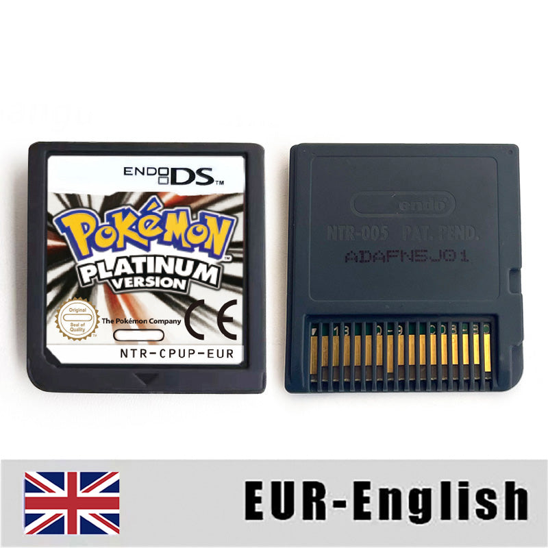 Esp Ita Fra Noe Pokemon Heartgold Soulsilver Platinum Diamond Pearl Nintendo Video Console Game Cardride Case & Cart (EUR)