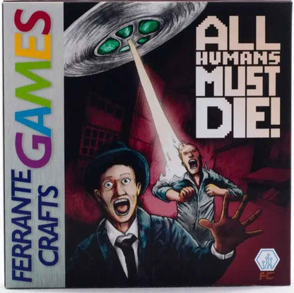 All Humans Must Die! | Ferrante Crafts Game Boy Cartridge