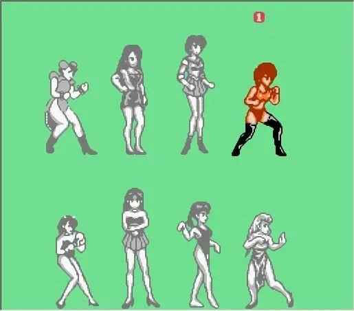 AV Girl Fighting Game Cartridge – FC 60-Pin / NES 72-Pin Version for Famicom & NES