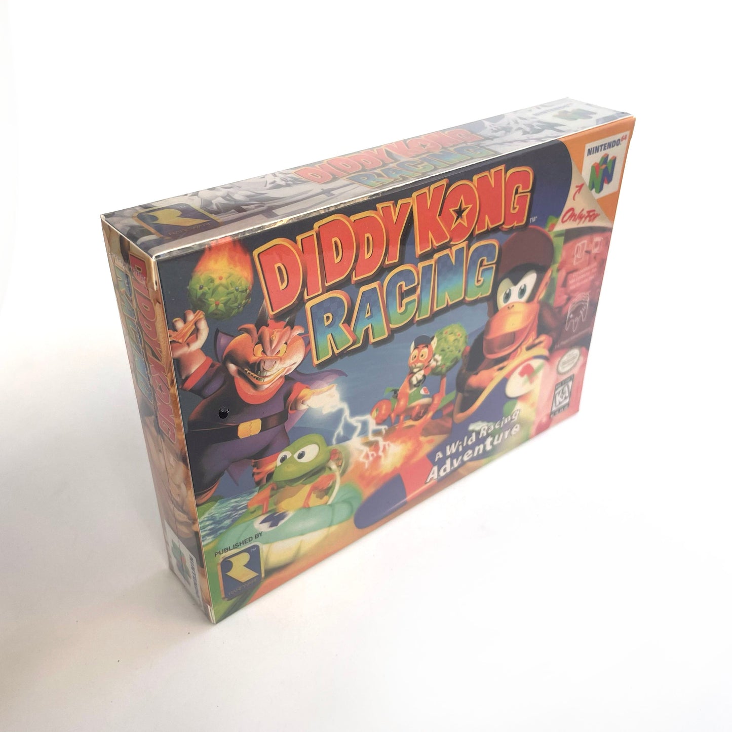 Diddy Kong Racing Game With N64 Case & Cart