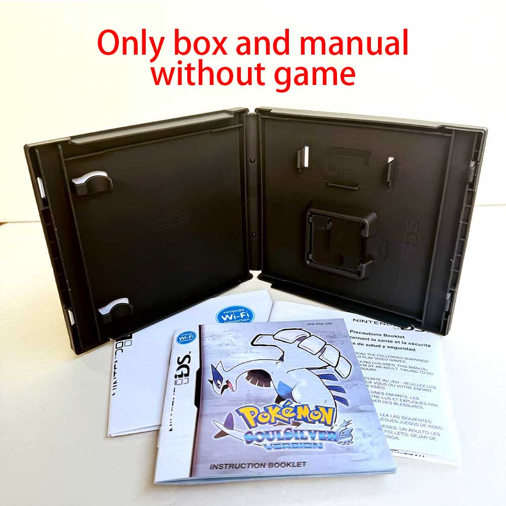 Pokemon Sealed Soulsilver Ds Games Case & Cart