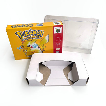 Pokemon Yellow Version Game With N64 Case & Cart