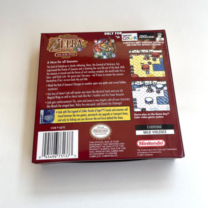 The Legend Of Zelda: Oracle Of Seasons GBC Case & Cart