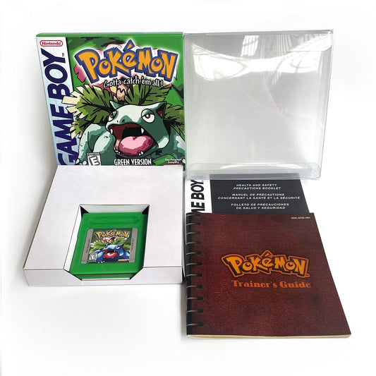 Pokemon Green Ic GBC Case & Cart