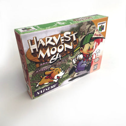 Harvest Moon 64 Game With N64 Case & Cart