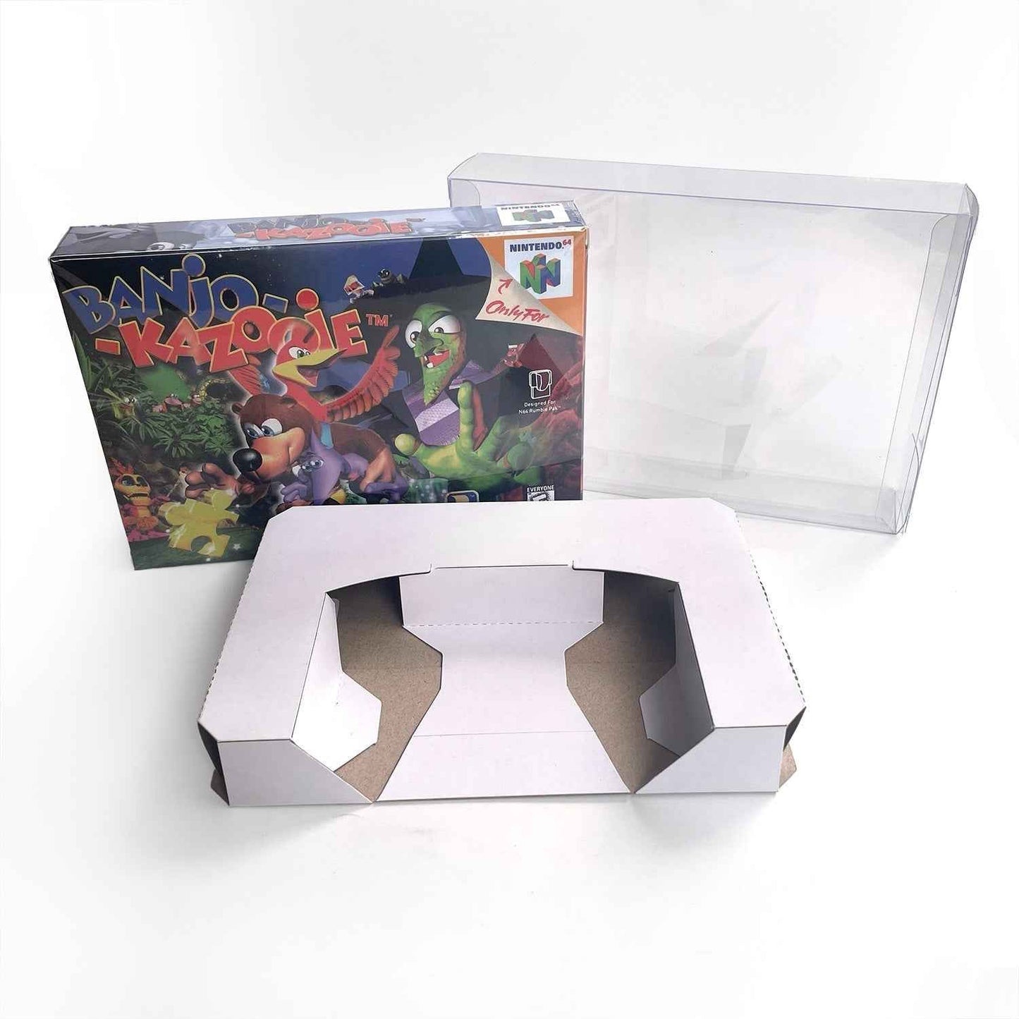 Banjo Kazooie Game With N64 Case & Cart