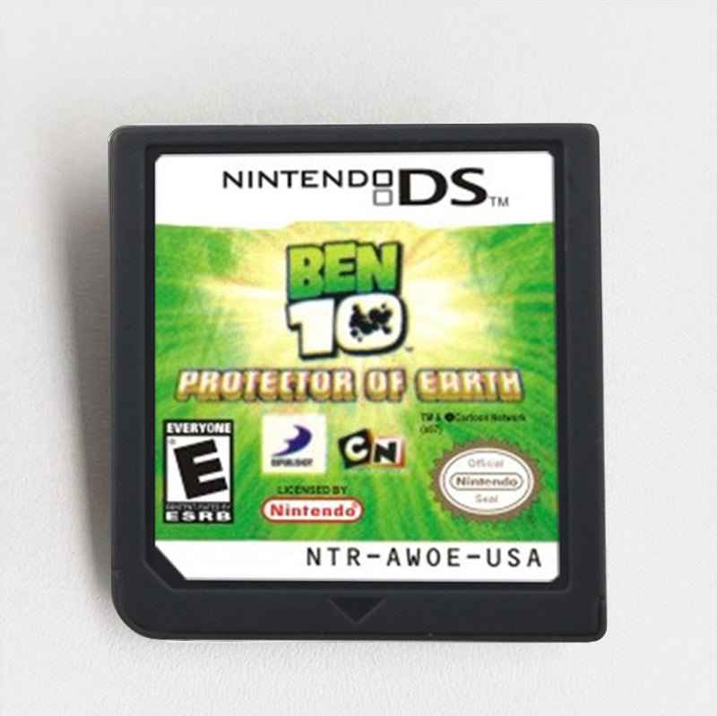 Ben 10 Ds Game Save Earth As Ben Tennyson in a Cartoon - Style Adventure Game Case & Cart