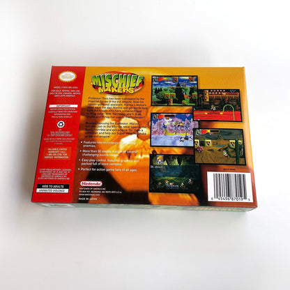 Mischief Makers Game With N64 Case & Cart