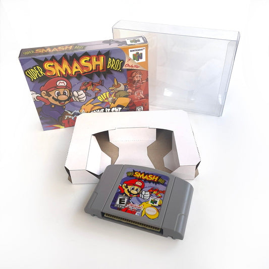Super Smash Bros Game With N64 Case & Cart