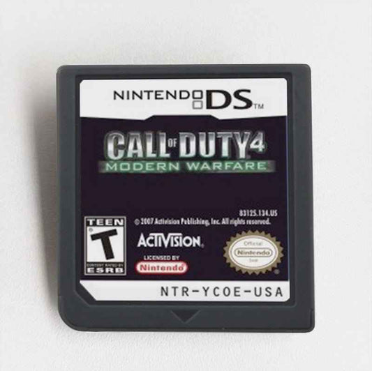 Call of Duty 4 Ds Modern Warfare – Portable Military Shooter with Multiplayer Game Case & Cart