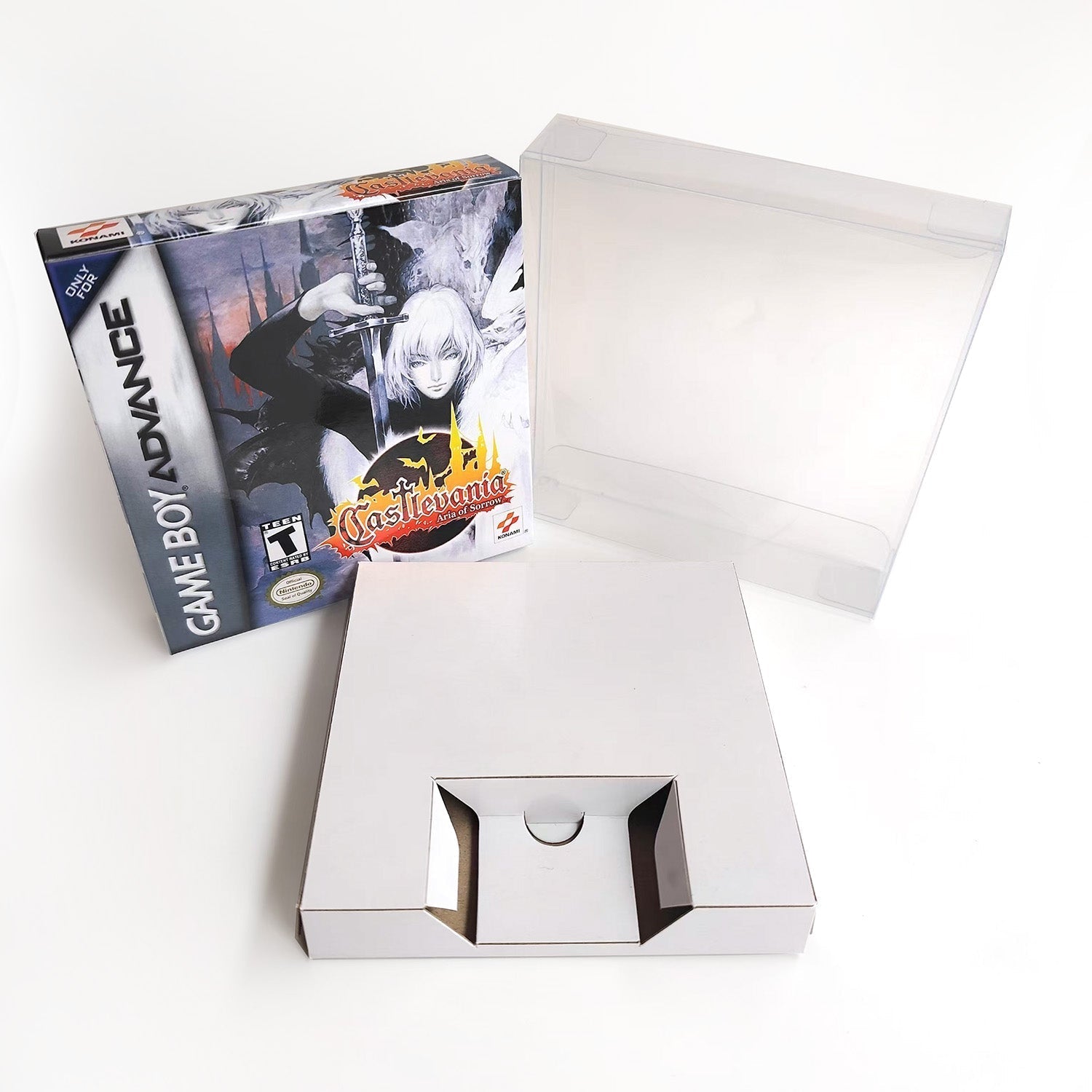 Castlevania: Aria of Sorrow – GBA Game Cartridge (With Tray, Box & Manual) - Romcarts