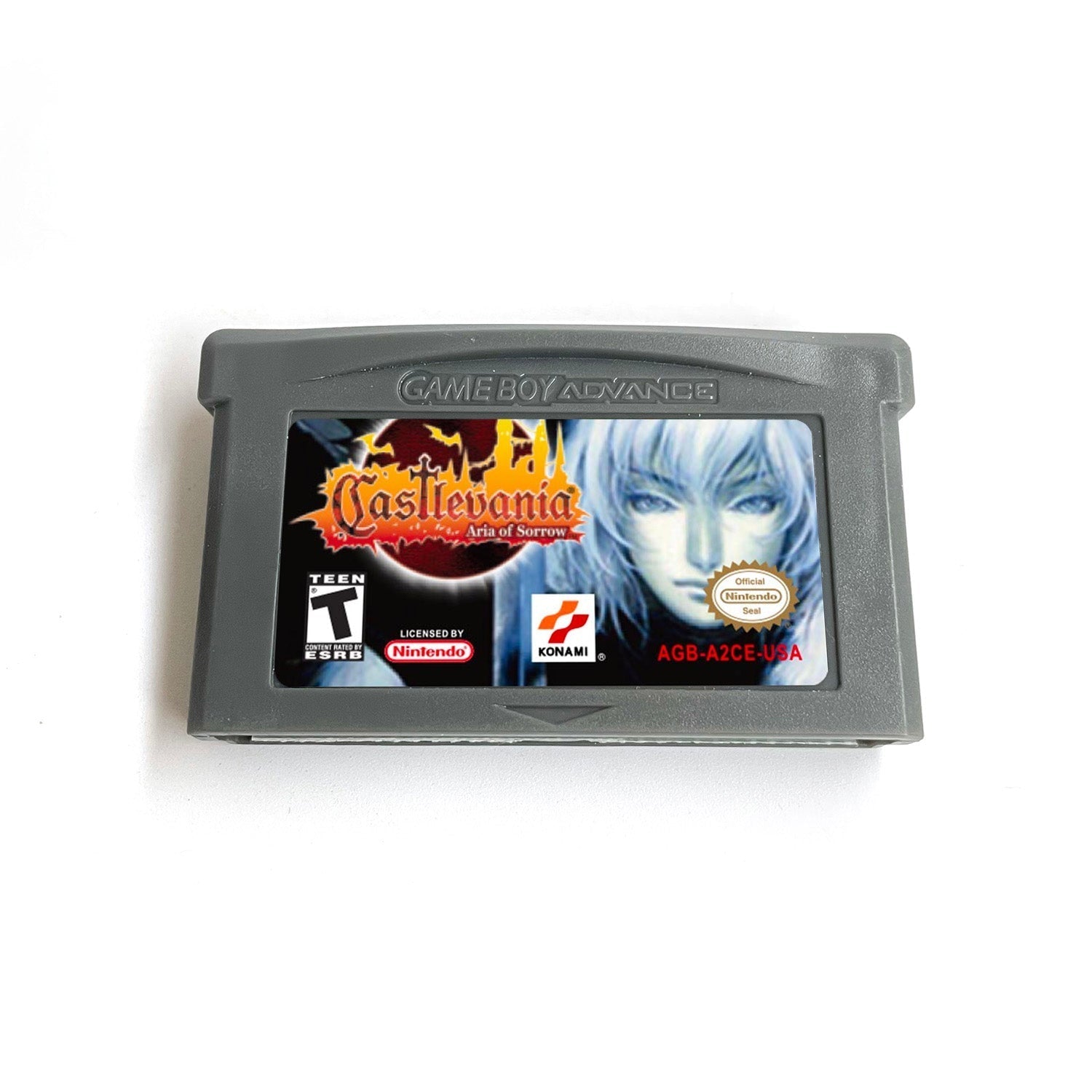 Castlevania: Aria of Sorrow – GBA Game Cartridge (With Tray, Box & Manual) - Romcarts