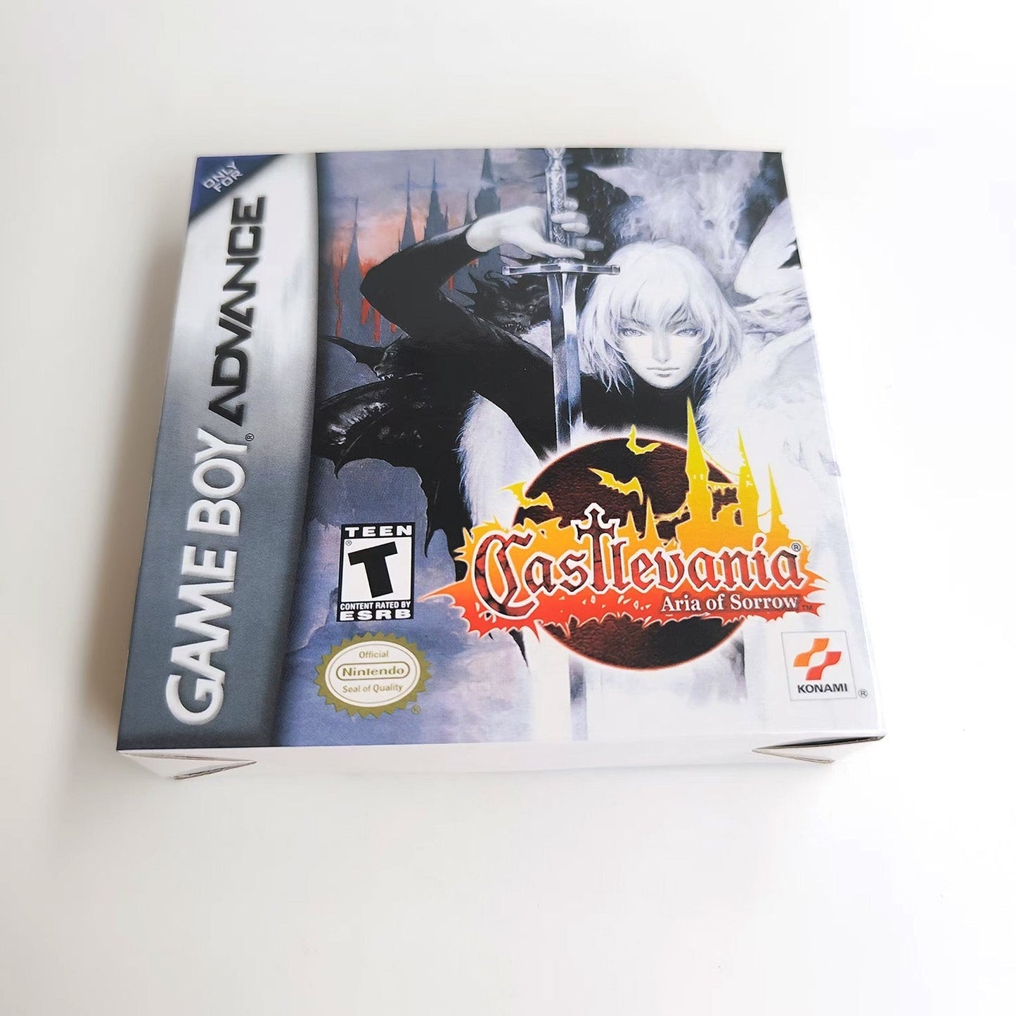 Castlevania: Aria of Sorrow – GBA Game Cartridge (With Tray, Box & Manual) - Romcarts