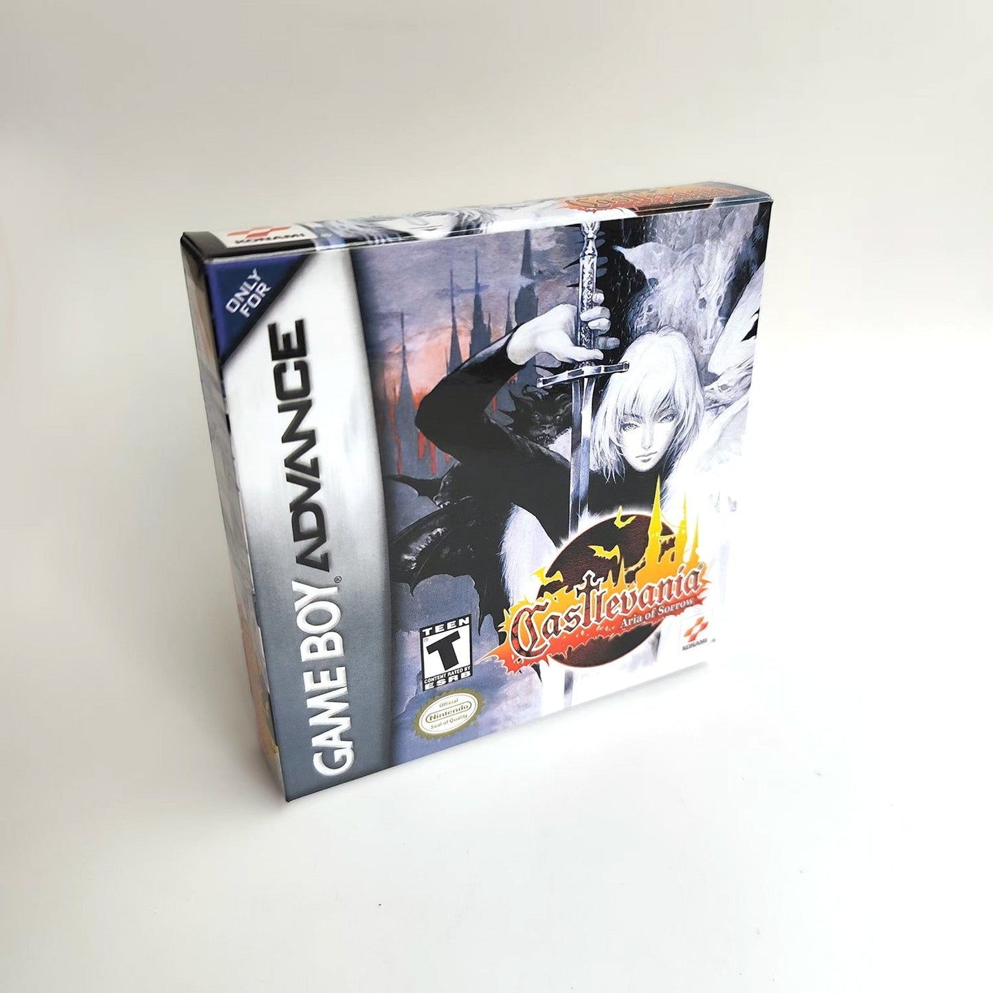 Castlevania: Aria of Sorrow – GBA Game Cartridge (With Tray, Box & Manual) - Romcarts