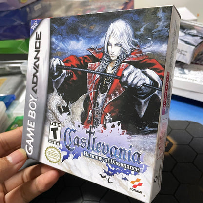 Castlevania: Harmony of Dissonance – GBA Game Cartridge (With Tray, Box & Manual) - Romcarts