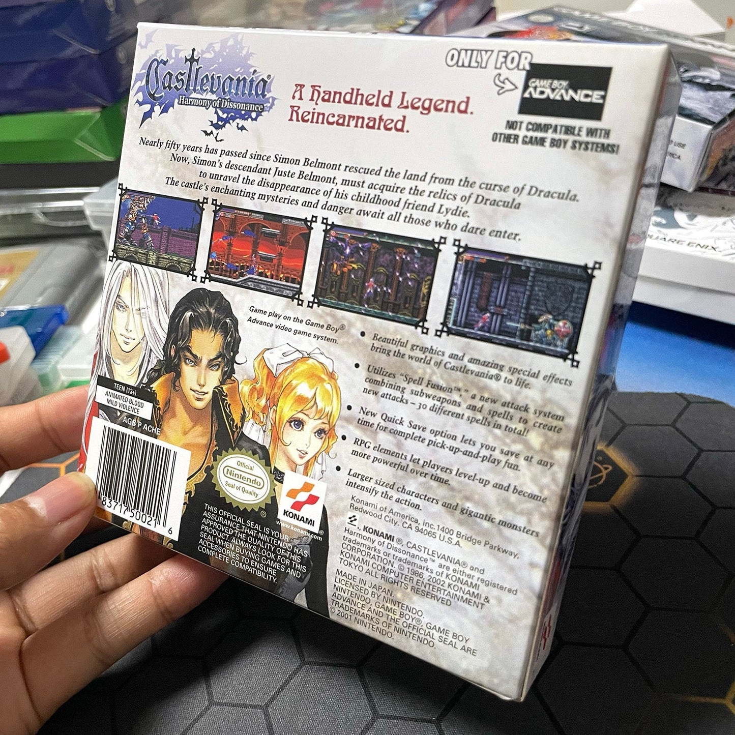 Castlevania: Harmony of Dissonance – GBA Game Cartridge (With Tray, Box & Manual) - Romcarts
